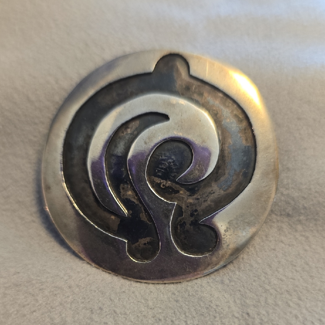 Vintage Taxco Sterling Silver BroochPendant 139$